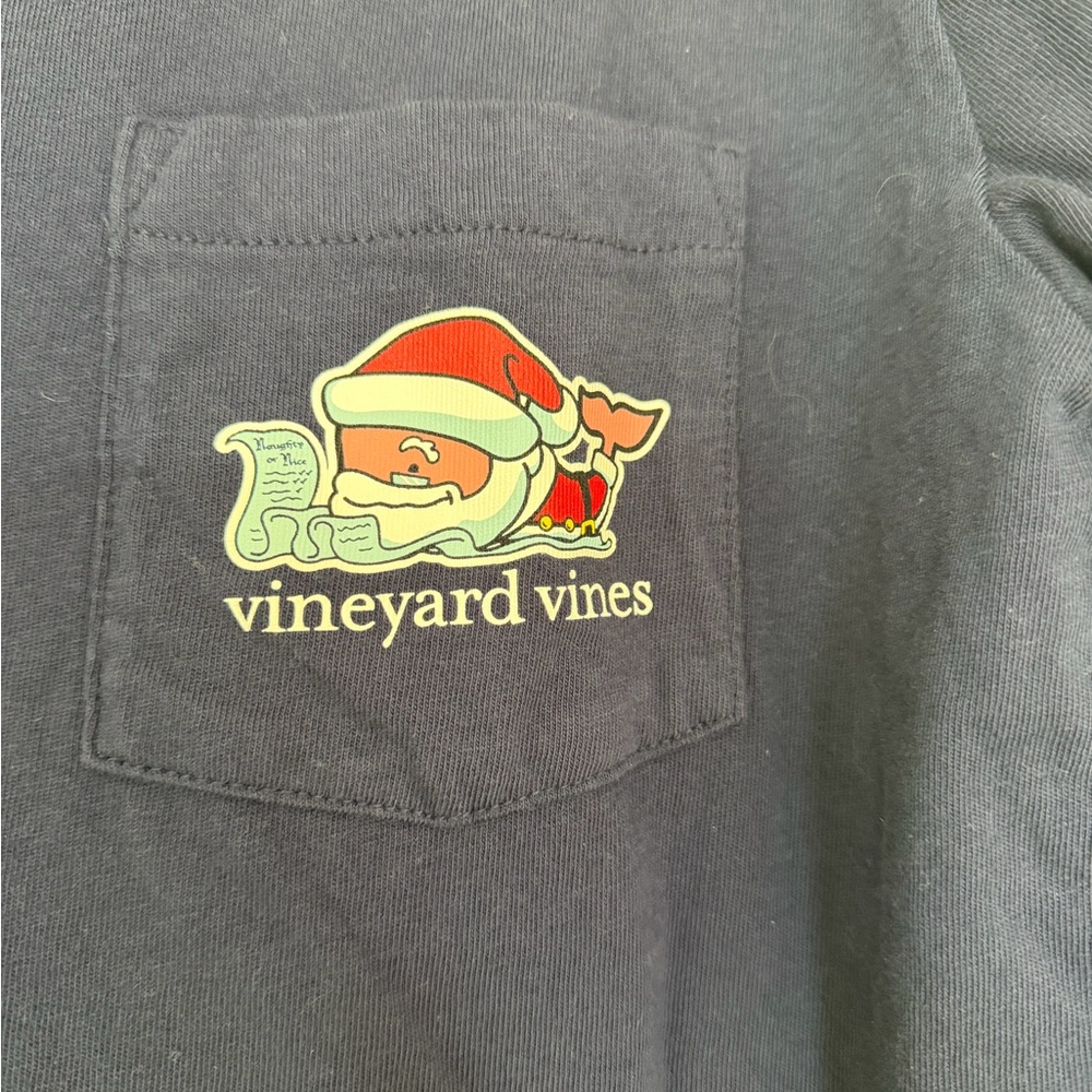 Vineyard Vines holiday Christmas whale long sleeve lounge top size XS - Picture 4 of 6